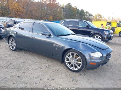 2008 MASERATI QUATTROPORTE BASE AUTOMATIC/EXECUTIVE GT AUTOMATIC/SPORT GT S AUTOMATIC Gray  Gasoline ZAMFE39A580033320 photo #1