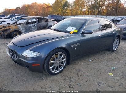 2008 MASERATI QUATTROPORTE BASE AUTOMATIC/EXECUTIVE GT AUTOMATIC/SPORT GT S AUTOMATIC Gray  Gasoline ZAMFE39A580033320 photo #3