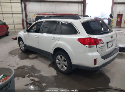 2012 SUBARU OUTBACK 2.5I PREMIUM White  Gasoline 4S4BRBGC0C3262576 photo #4