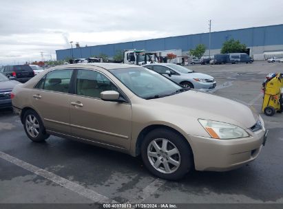 2005 HONDA ACCORD 3.0 EX Gold  Gasoline 1HGCM66525A041305 photo #1