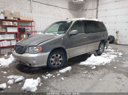 2003 KIA SEDONA EX/LX Gray  Gasoline KNDUP131936409350 photo #3