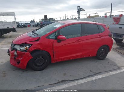 2016 HONDA FIT LX Red  Gasoline JHMGK5H51GS015982 photo #3