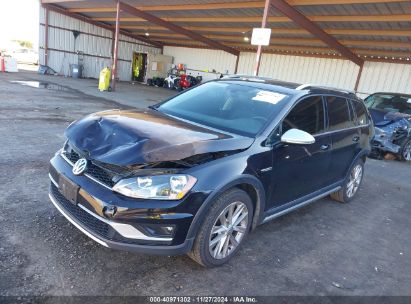 2017 VOLKSWAGEN GOLF ALLTRACK TSI S/TSI SE/TSI SEL Black  Gasoline 3VWH17AU7HM515304 photo #3