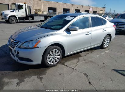 2015 NISSAN SENTRA S Silver  Gasoline 3N1AB7AP2FY340416 photo #3