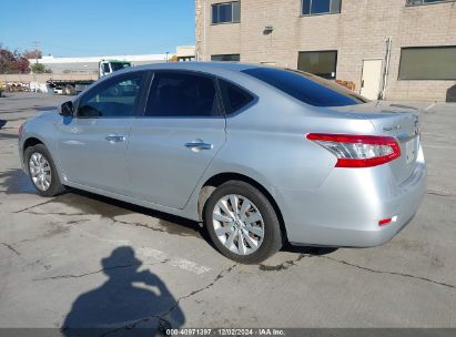 2015 NISSAN SENTRA S Silver  Gasoline 3N1AB7AP2FY340416 photo #4