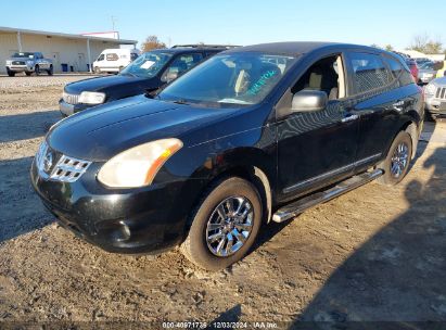 2013 NISSAN ROGUE S Black  Gasoline JN8AS5MT3DW542085 photo #3