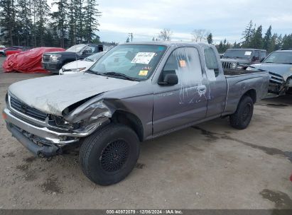 1996 TOYOTA TACOMA XTRACAB Silver  Gasoline 4TAVL52N0TZ104695 photo #3