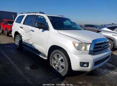 2008 TOYOTA SEQUOIA PLATINUM 5.7L V8 White  Gasoline 5TDBY67A48S011255 photo #1