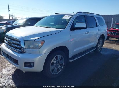 2008 TOYOTA SEQUOIA PLATINUM 5.7L V8 White  Gasoline 5TDBY67A48S011255 photo #3