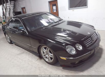 2001 MERCEDES-BENZ CL 500 Black  Gasoline WDBPJ75J21A013185 photo #1