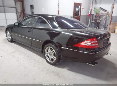 2001 MERCEDES-BENZ CL 500 Black  Gasoline WDBPJ75J21A013185 photo #4