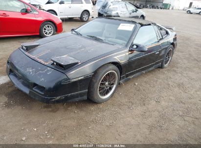 1988 PONTIAC FIERO GT Black  Gasoline 1G2PG1199JP222806 photo #3