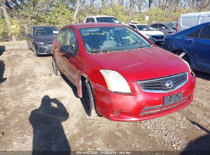 2012 NISSAN SENTRA 2.0 S Red  Gasoline 3N1AB6AP4CL666284 photo #1