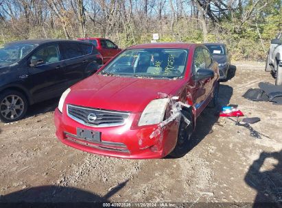 2012 NISSAN SENTRA 2.0 S Red  Gasoline 3N1AB6AP4CL666284 photo #3