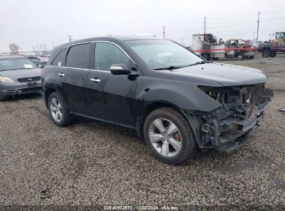 2011 ACURA MDX Black  Gasoline 2HNYD2H29BH525091 photo #1