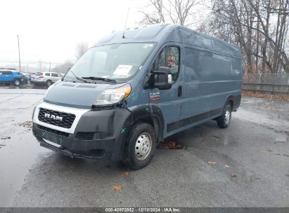 2019 RAM PROMASTER 3500 CARGO VAN HIGH ROOF 159 WB EXT Blue  Flexible Fuel 3C6URVJG3KE558636 photo #3