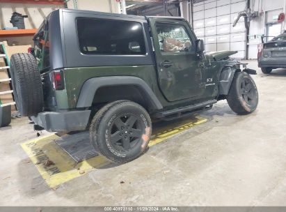 2009 JEEP WRANGLER X Green  Gasoline 1J8FA24109L727231 photo #4