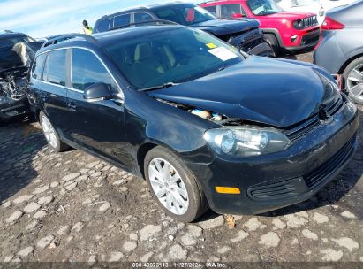 2014 VOLKSWAGEN JETTA SPORTWAGEN 2.0L TDI Black  Diesel 3VWPL7AJ3EM612104 photo #1