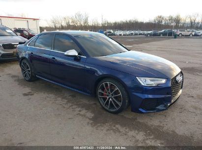 2018 AUDI S4 3.0T PREMIUM PLUS Blue  Gasoline WAUB4AF44JA116162 photo #1