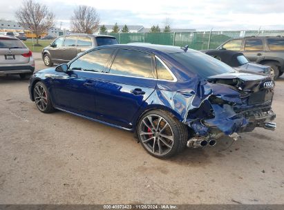 2018 AUDI S4 3.0T PREMIUM PLUS Blue  Gasoline WAUB4AF44JA116162 photo #4