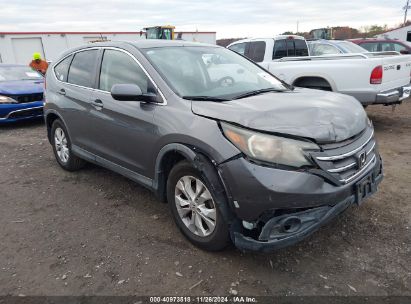 2012 HONDA CR-V EX Gray  Gasoline JHLRM3H58CC001156 photo #1