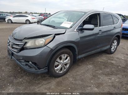 2012 HONDA CR-V EX Gray  Gasoline JHLRM3H58CC001156 photo #3