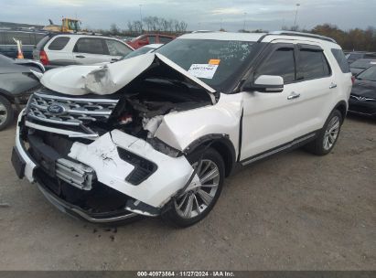 2018 FORD EXPLORER LIMITED White  Gasoline 1FM5K7FH6JGC95793 photo #3