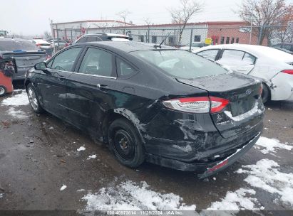 2013 FORD FUSION SE Black  Gasoline 3FA6P0HRXDR321855 photo #4