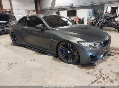 2015 BMW M4 Gray  Gasoline WBS3U9C51FJ967807 photo #1