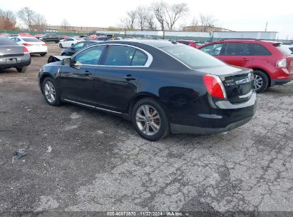 2012 LINCOLN MKS Black  Gasoline 1LNHL9DR6CG801501 photo #4