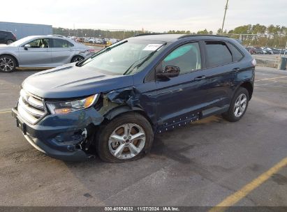 2017 FORD EDGE SE Dark Blue  Gasoline 2FMPK4G90HBC29286 photo #3