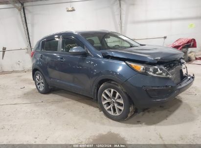 2015 KIA SPORTAGE LX Blue  Gasoline KNDPB3AC0F7691856 photo #1