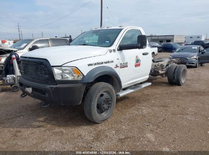 2018 RAM 5500 CHASSIS TRADESMAN/SLT White  Diesel 3C7WRNBL2JG269525 photo #3