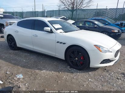 2017 MASERATI QUATTROPORTE S Q4 White  Gasoline ZAM56RRA6H1252499 photo #1