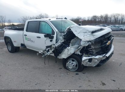 2024 CHEVROLET SILVERADO 3500HD 4WD  LONG BED WORK TRUCK White  Diesel 1GC4YSEY1RF211934 photo #1