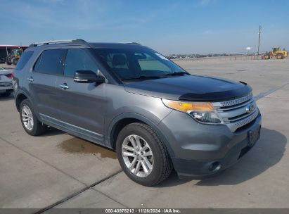 2014 FORD EXPLORER XLT Gray  Gasoline 1FM5K8D82EGC56133 photo #1