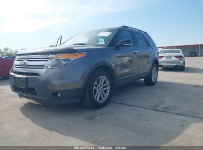 2014 FORD EXPLORER XLT Gray  Gasoline 1FM5K8D82EGC56133 photo #3