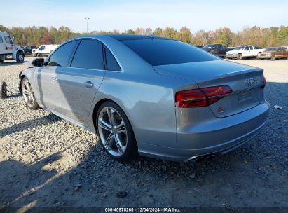 2015 AUDI S8 4.0T Silver  Gasoline WAUK2AFD7FN022783 photo #4