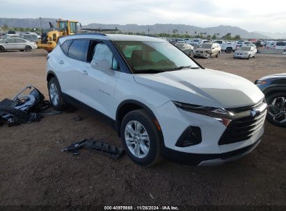 2021 CHEVROLET BLAZER FWD 2LT White  Gasoline 3GNKBCR41MS567415 photo #1