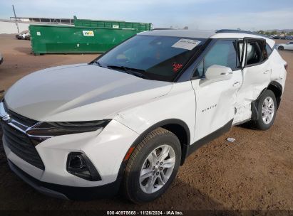 2021 CHEVROLET BLAZER FWD 2LT White  Gasoline 3GNKBCR41MS567415 photo #3