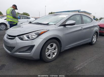 2014 HYUNDAI ELANTRA SE Silver  Gasoline KMHDH4AE2EU136797 photo #3