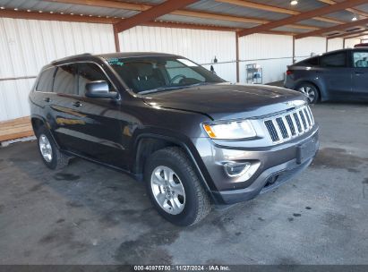 2014 JEEP GRAND CHEROKEE LAREDO Gray  Flexible Fuel 1C4RJFAG6EC356218 photo #1