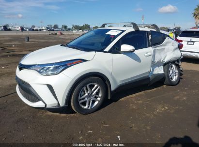 2020 TOYOTA C-HR LE White  Gasoline JTNKHMBX6L1076433 photo #3