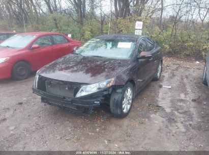 2013 KIA OPTIMA LX Maroon  Gasoline 5XXGM4A70DG229336 photo #3