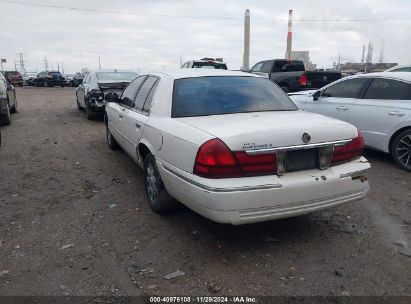 2003 MERCURY GRAND MARQUIS LS White  Gasoline 2MEFM75W03X629329 photo #4