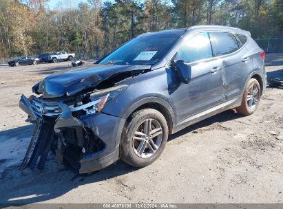 2017 HYUNDAI SANTA FE SPORT 2.4L Blue  Gasoline 5XYZU3LBXHG386152 photo #3