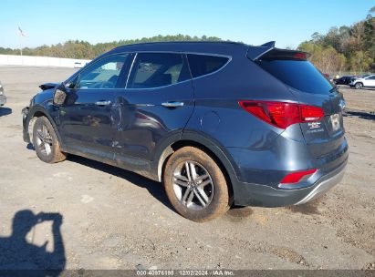 2017 HYUNDAI SANTA FE SPORT 2.4L Blue  Gasoline 5XYZU3LBXHG386152 photo #4