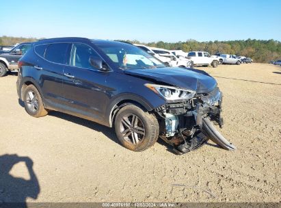 2017 HYUNDAI SANTA FE SPORT 2.4L Blue  Gasoline 5XYZU3LBXHG386152 photo #1