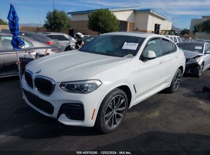 2020 BMW X4 XDRIVE30I White  Gasoline 5UX2V1C07LLE67612 photo #3