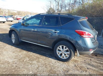 2014 NISSAN MURANO SL Blue  Gasoline JN8AZ1MW8EW533415 photo #4